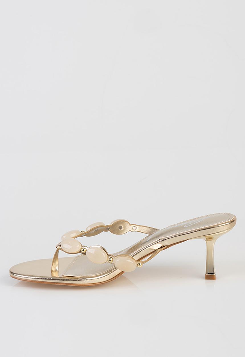 SISSY BOY - Amelie open toe mule - gold
