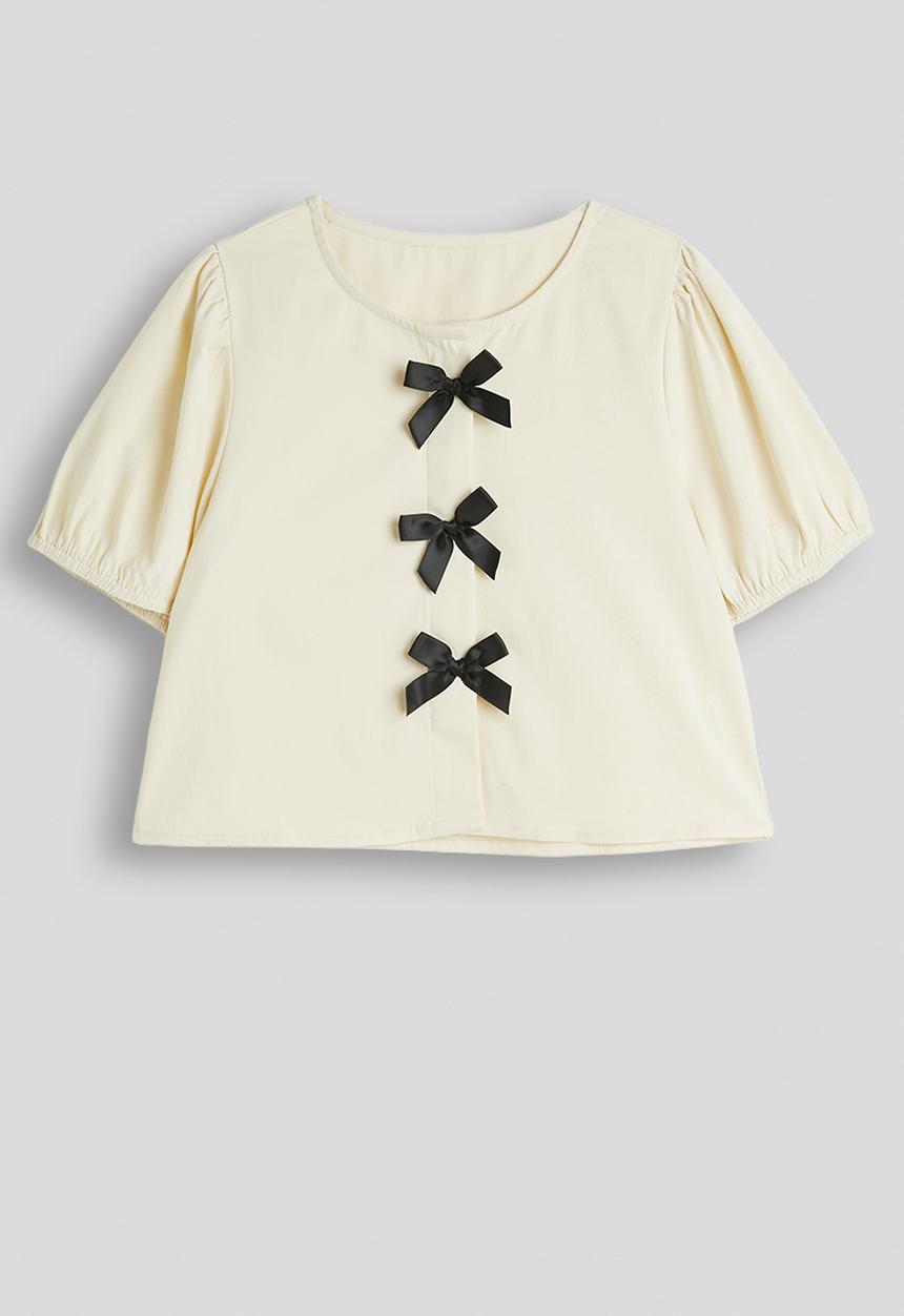 Pop Candy - Blouse & pants - cream & black