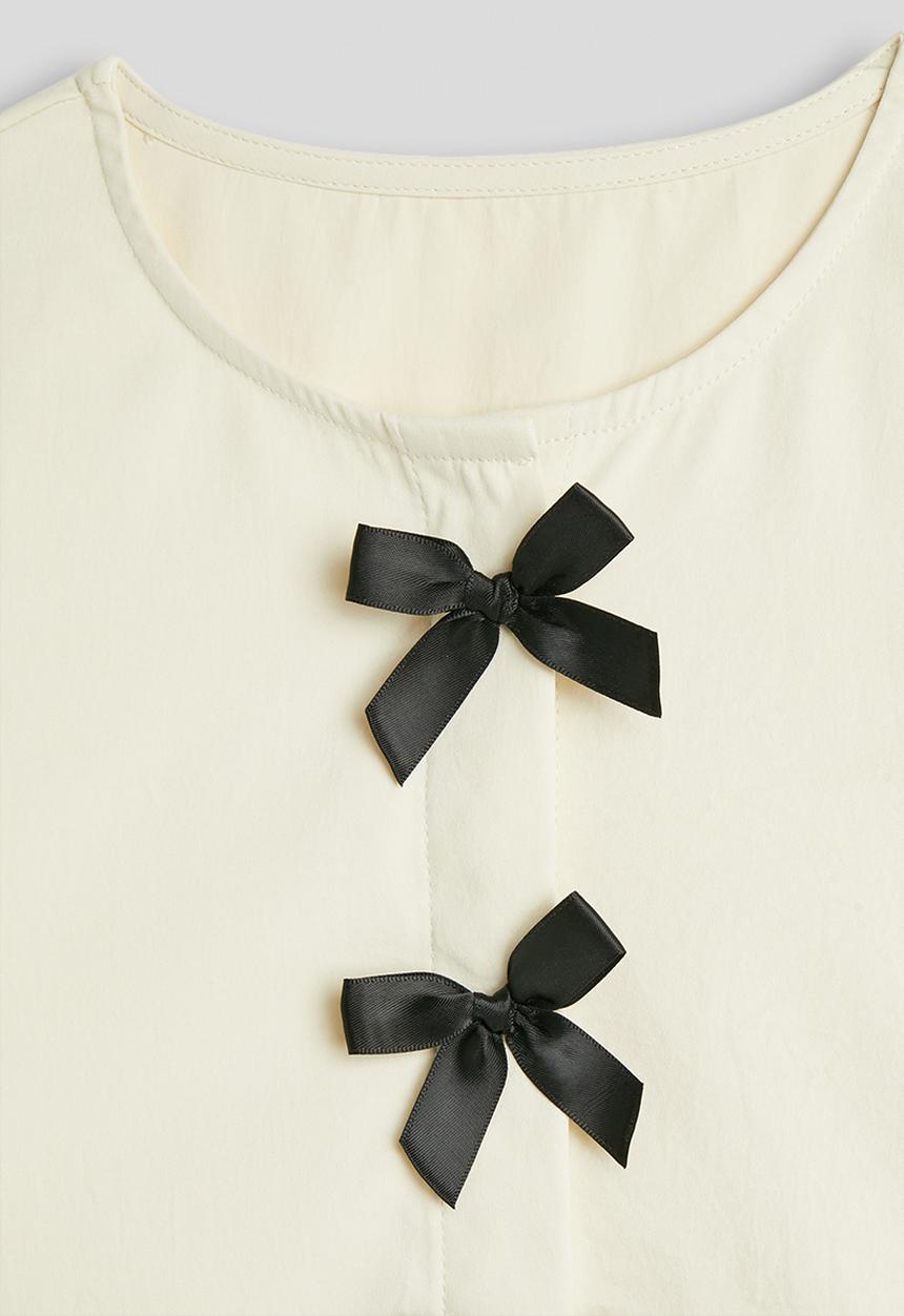 Pop Candy - Blouse & pants - cream & black