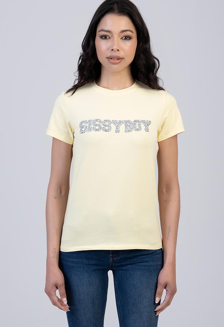 SISSY BOY - Bold Move Regular T-Shirt - Pale Yellow