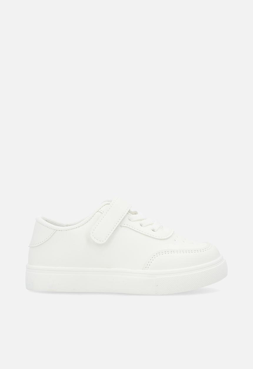 Pop Candy - Hybrid closure platform sneakers - white