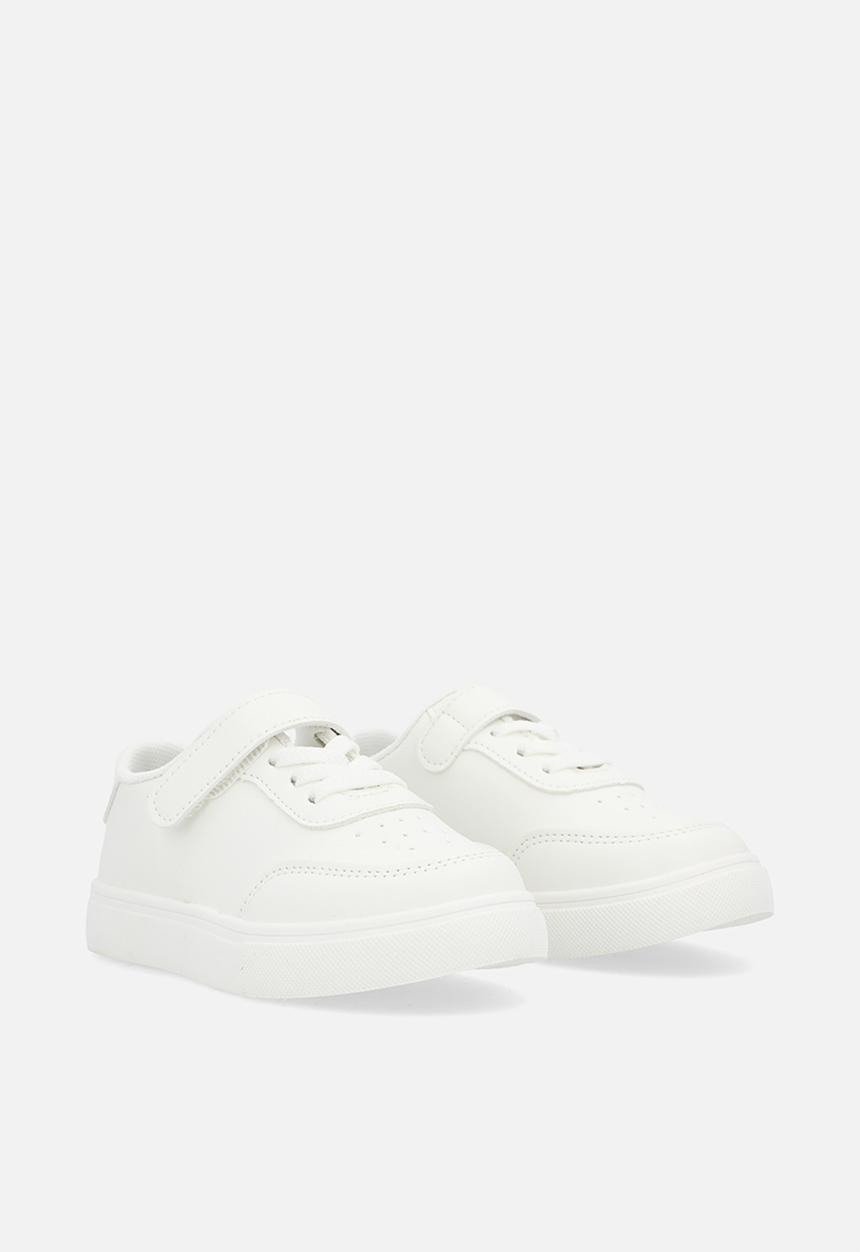 Pop Candy - Hybrid closure platform sneakers - white