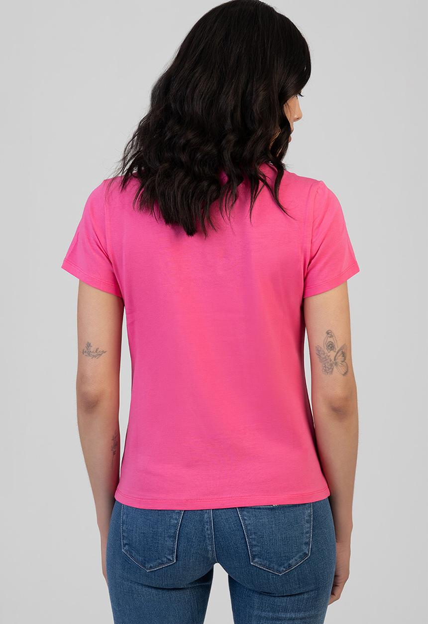 SISSY BOY - Glitter In The Dark Regular T-Shirt - Bright Pink