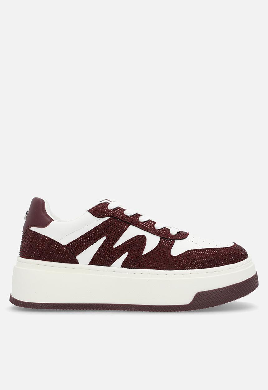 Steve Madden - Dynamo-r sneaker - white & cherry