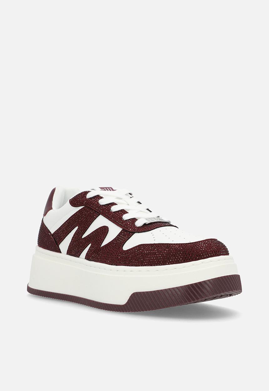 Steve Madden - Dynamo-r sneaker - white & cherry
