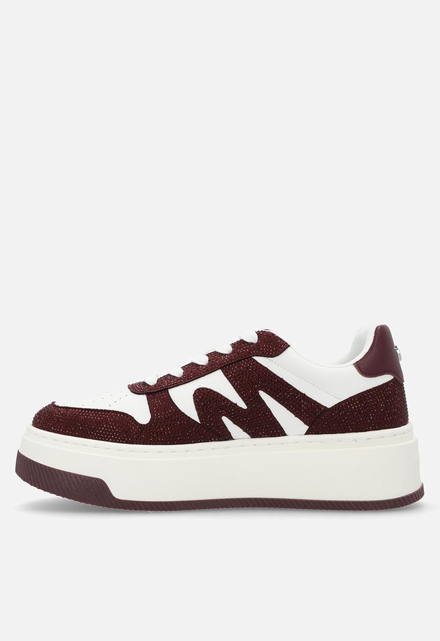 Steve Madden - Dynamo-r sneaker - white & cherry
