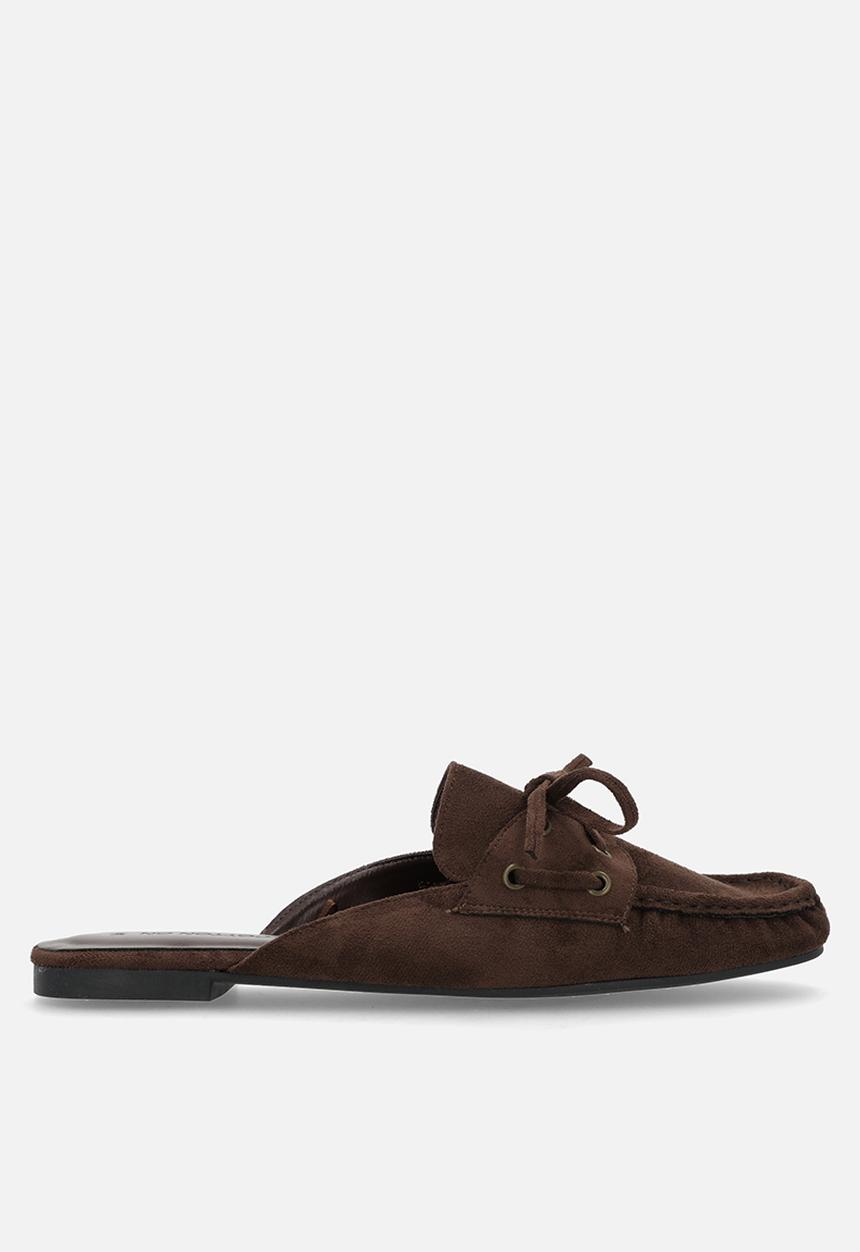 Cotton On - Taylor loafer mule - choc micro