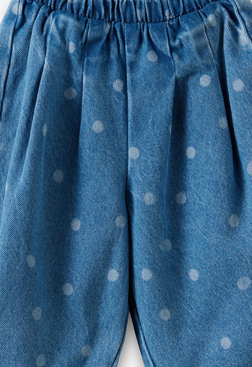 Cotton On - Jay Barrel Denm Jean - Bondi Light Blue Wash/ Polka Dot