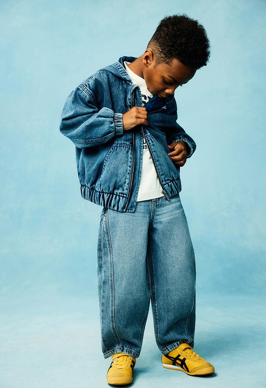 Cotton On - Unisex Super Barrel Leg Denim Jean -  Blue Haven Mid Blue