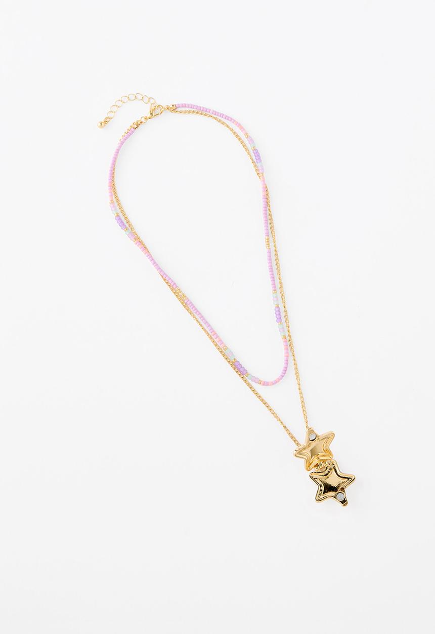 Cotton On - License Polly Pocket Locket - Lcn Mat Polly Pocket/Beaded Star
