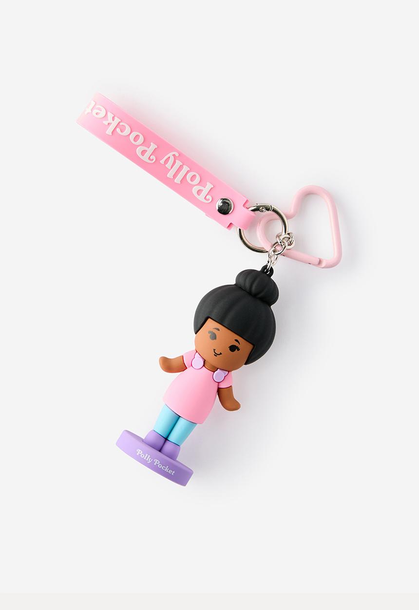 Cotton On - Kids Licensed Bag Charm - Lcn Mat Polly Pocket/Pink