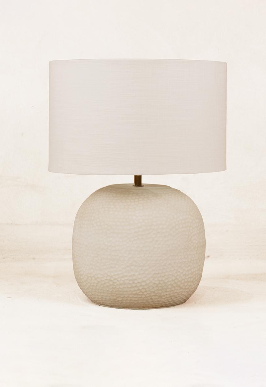 Noha - Annona Lamp With Linen Shade