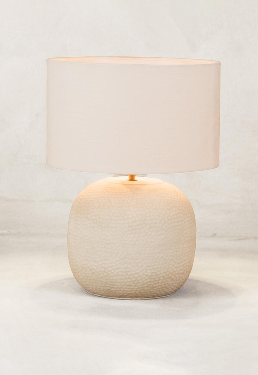 Noha - Annona Lamp With Linen Shade