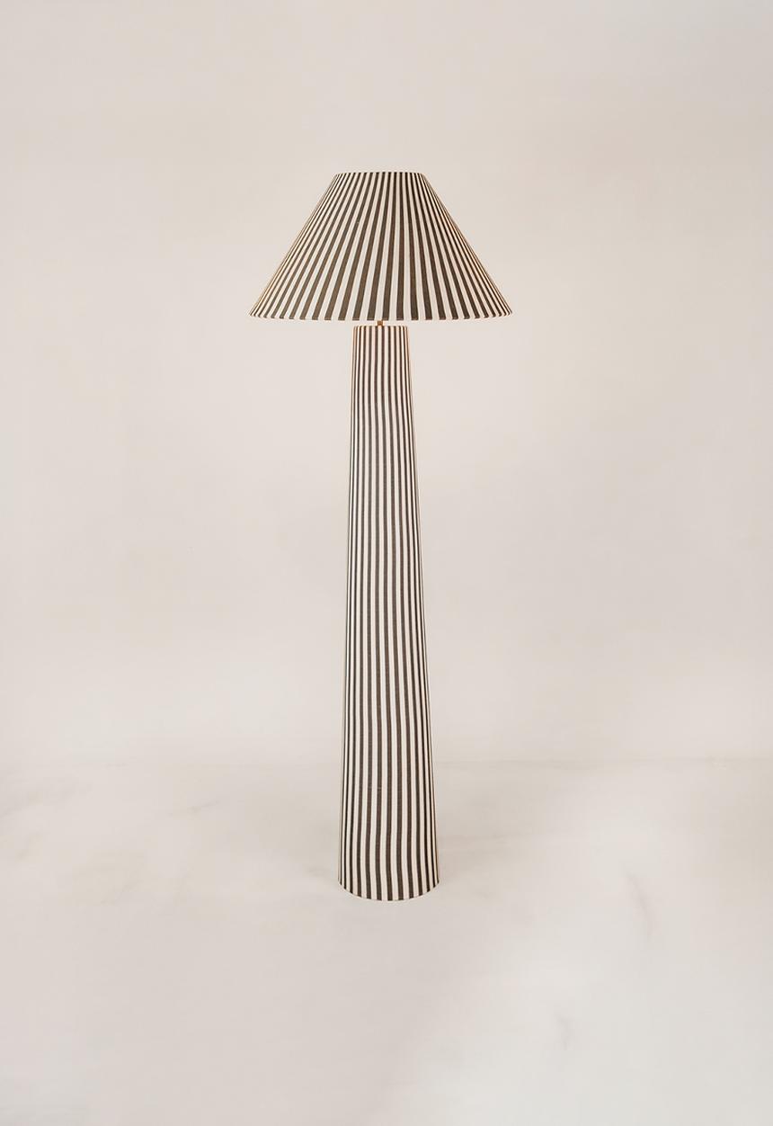 Noha - Fusion Floor Lamp - Ngoma Stripe