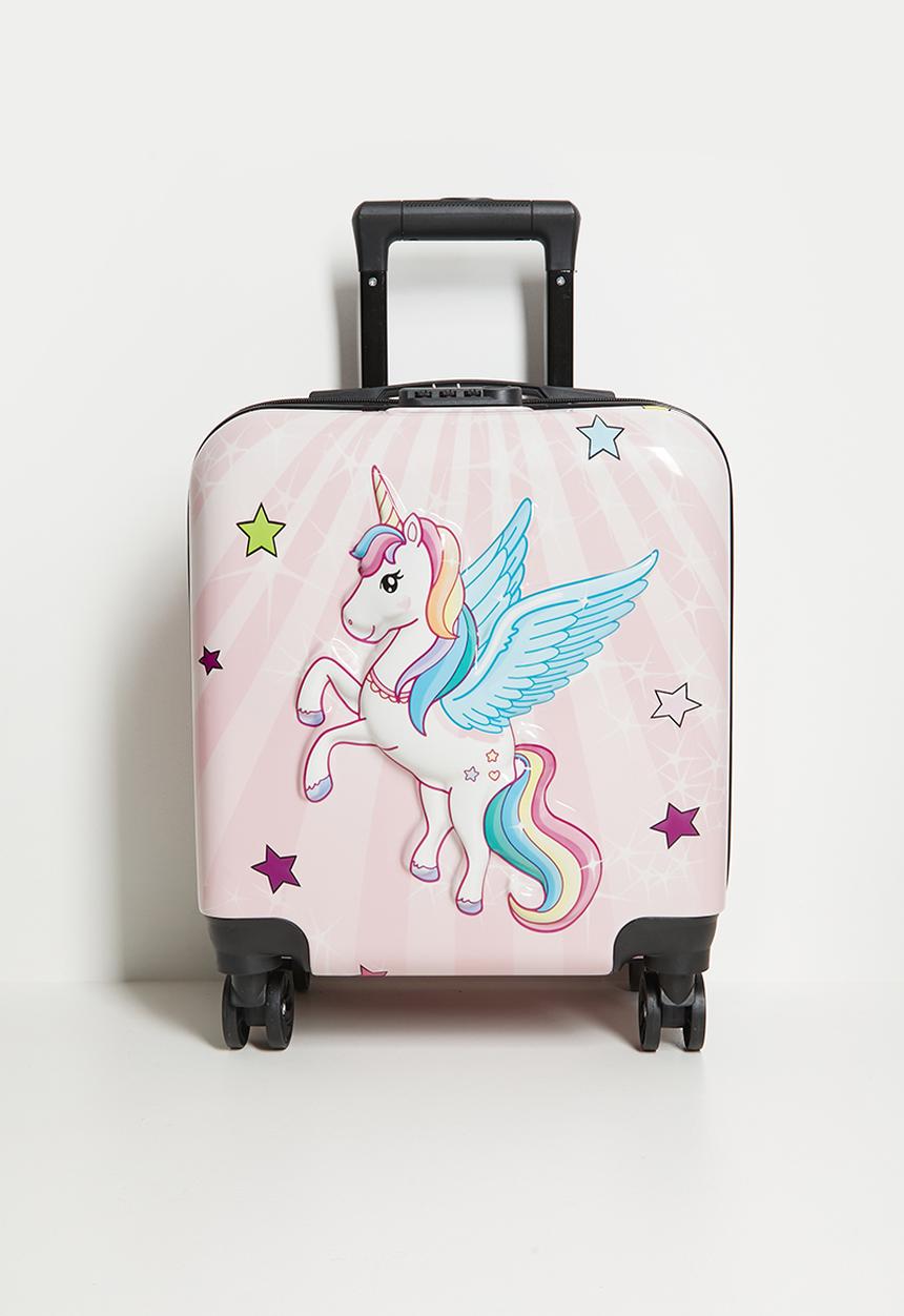 Pop Candy - Unicorn graphic trolley bag - pink