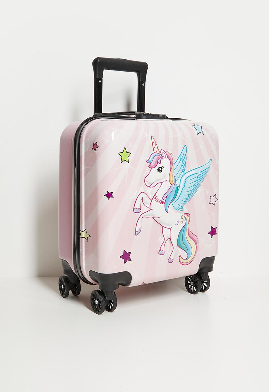 Pop Candy - Unicorn graphic trolley bag - pink