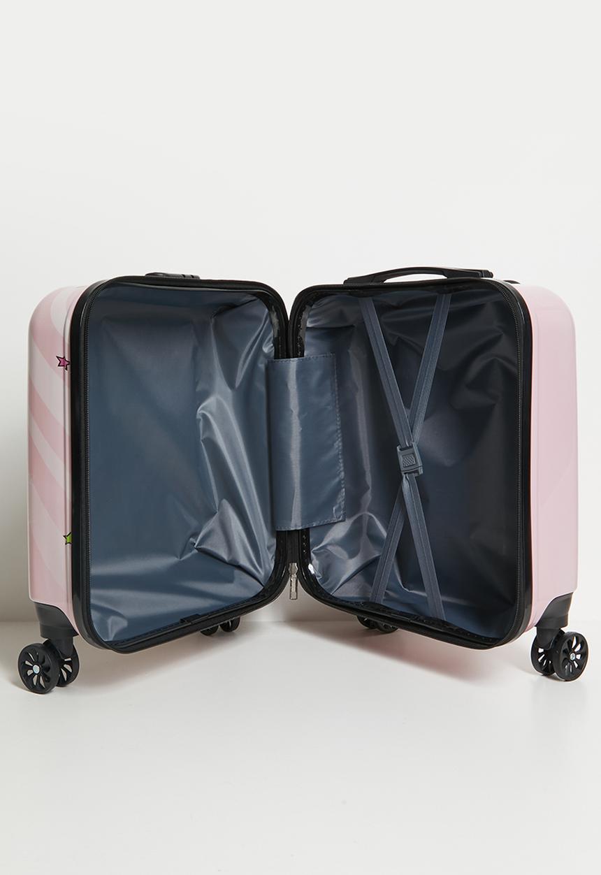 Pop Candy - Unicorn graphic trolley bag - pink