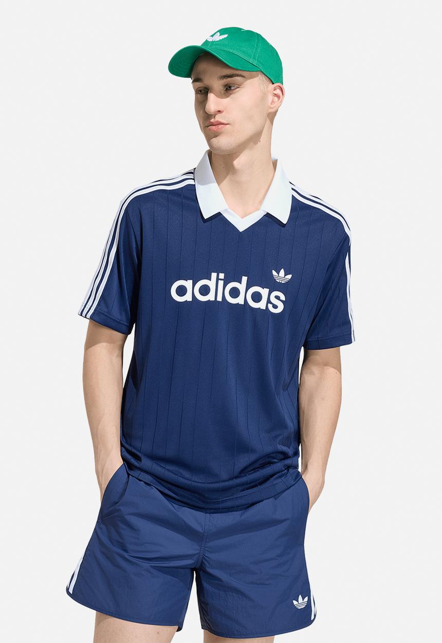 adidas Originals - Drop Needle Jersey - Blue Night indigo/white