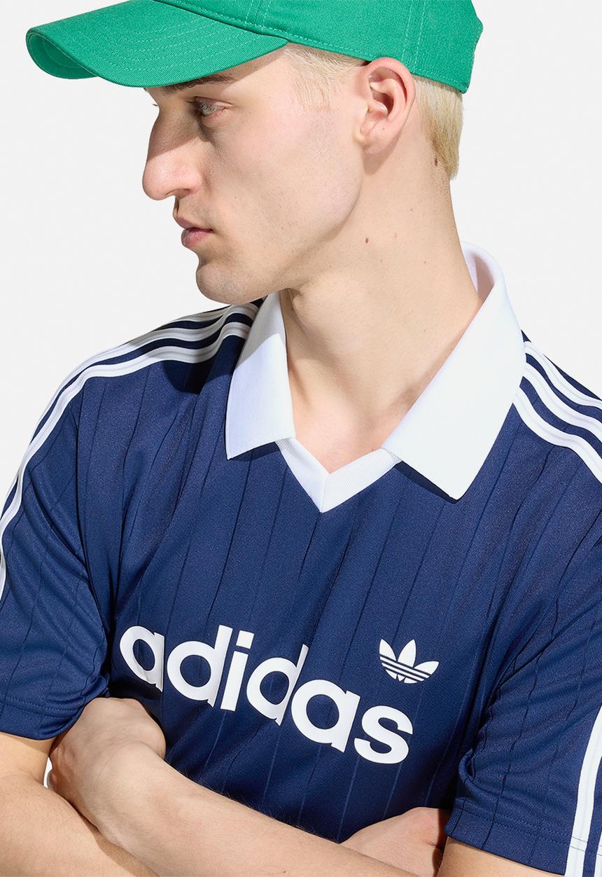 adidas Originals - Drop Needle Jersey - Blue Night indigo/white