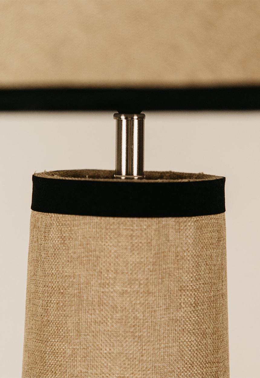 Noha - Hessian Fusion Table Lamp