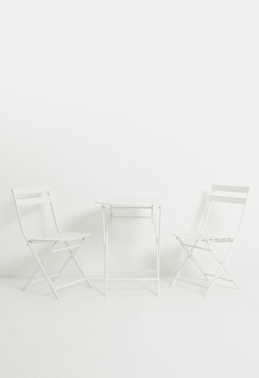 H&S - Bistro set of 3 - White