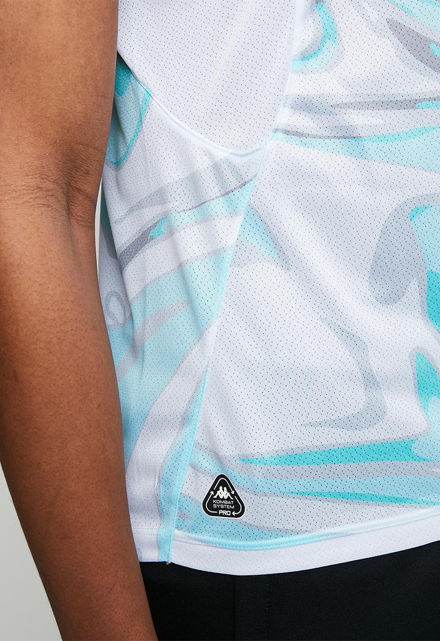 KAPPA - Kaizer Chiefs 26/27 Pre-Match Training Top - Azure/White