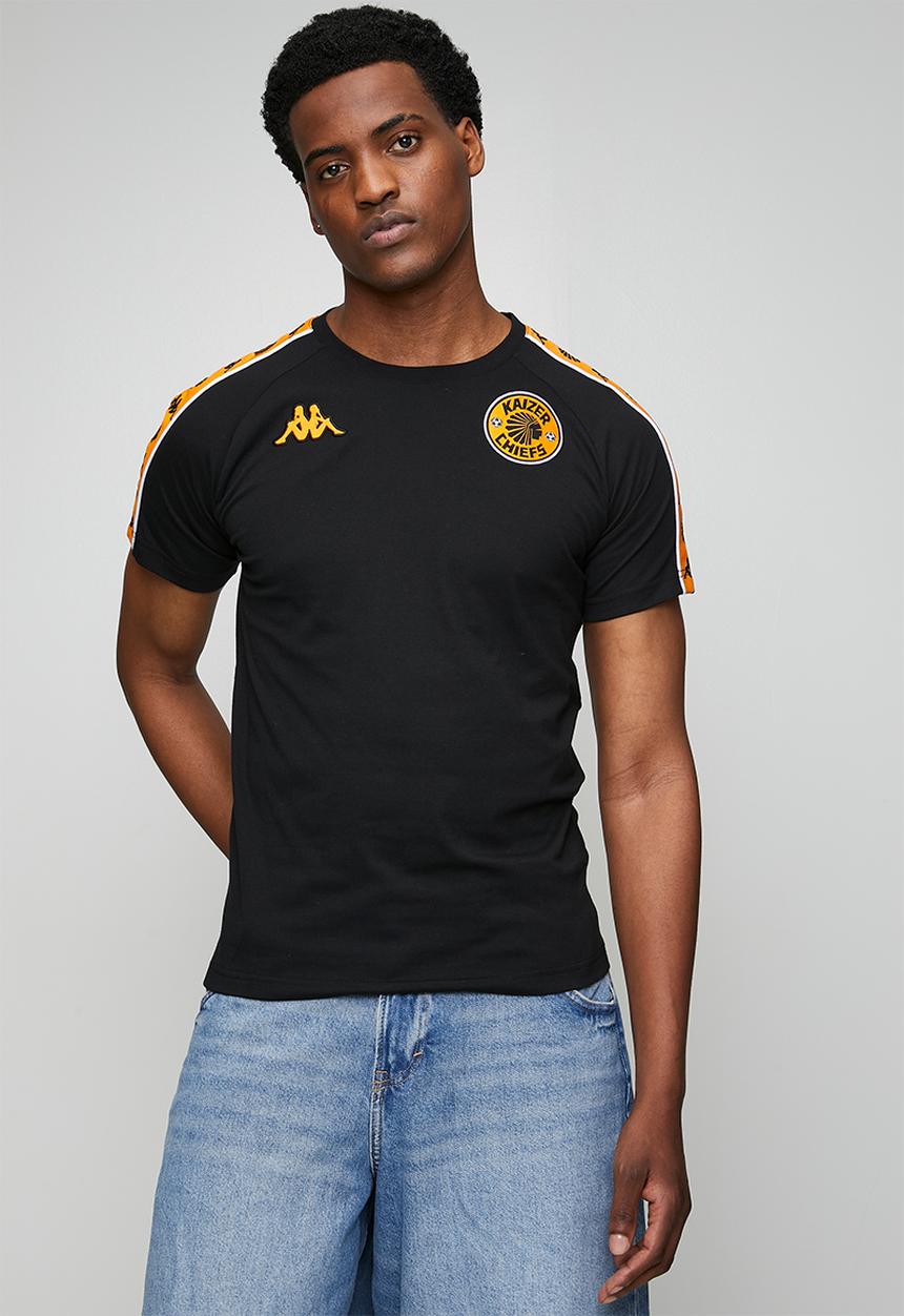 KAPPA - Kaizer Chiefs 222 Banda Coena AM Tee - Black