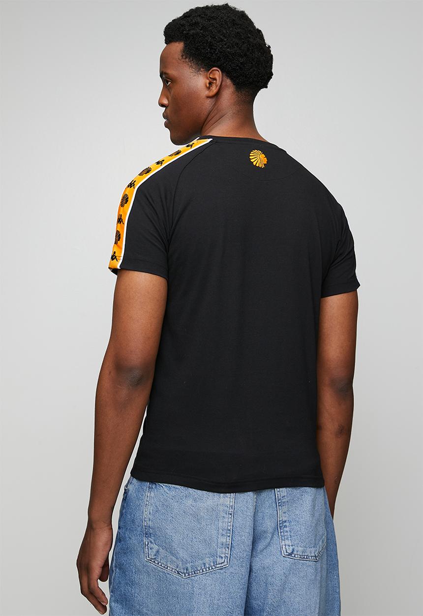 KAPPA - Kaizer Chiefs 222 Banda Coena AM Tee - Black
