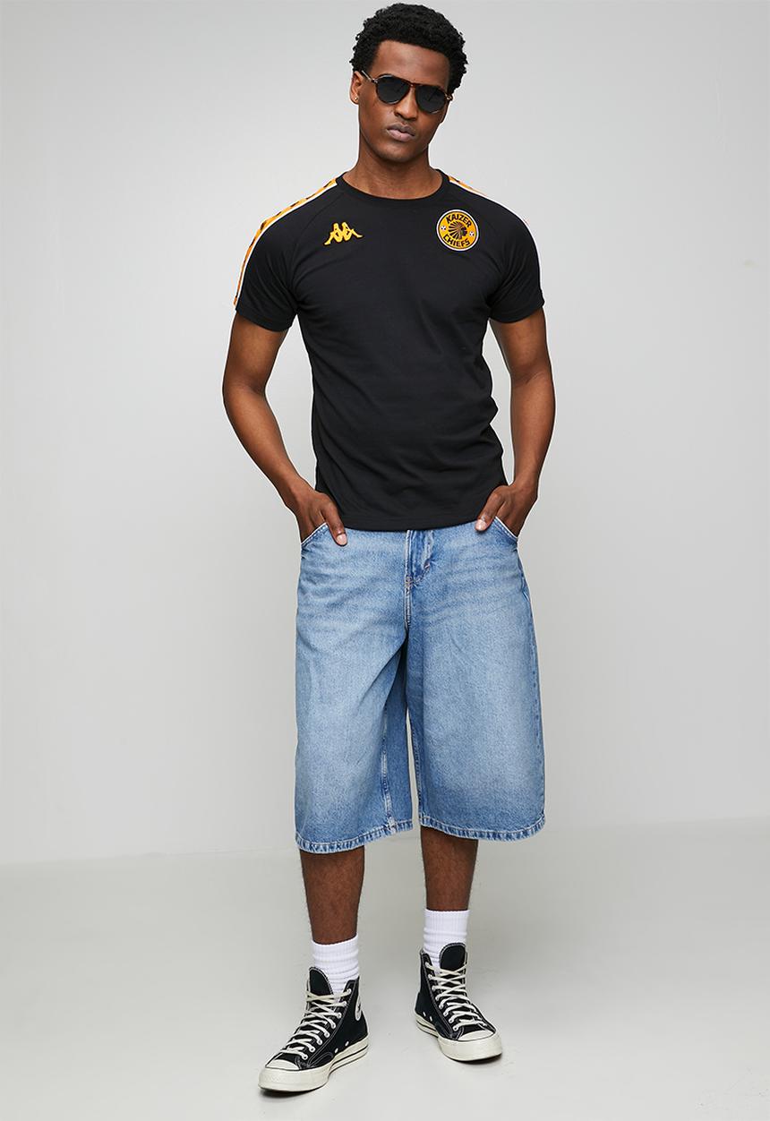 KAPPA - Kaizer Chiefs 222 Banda Coena AM Tee - Black