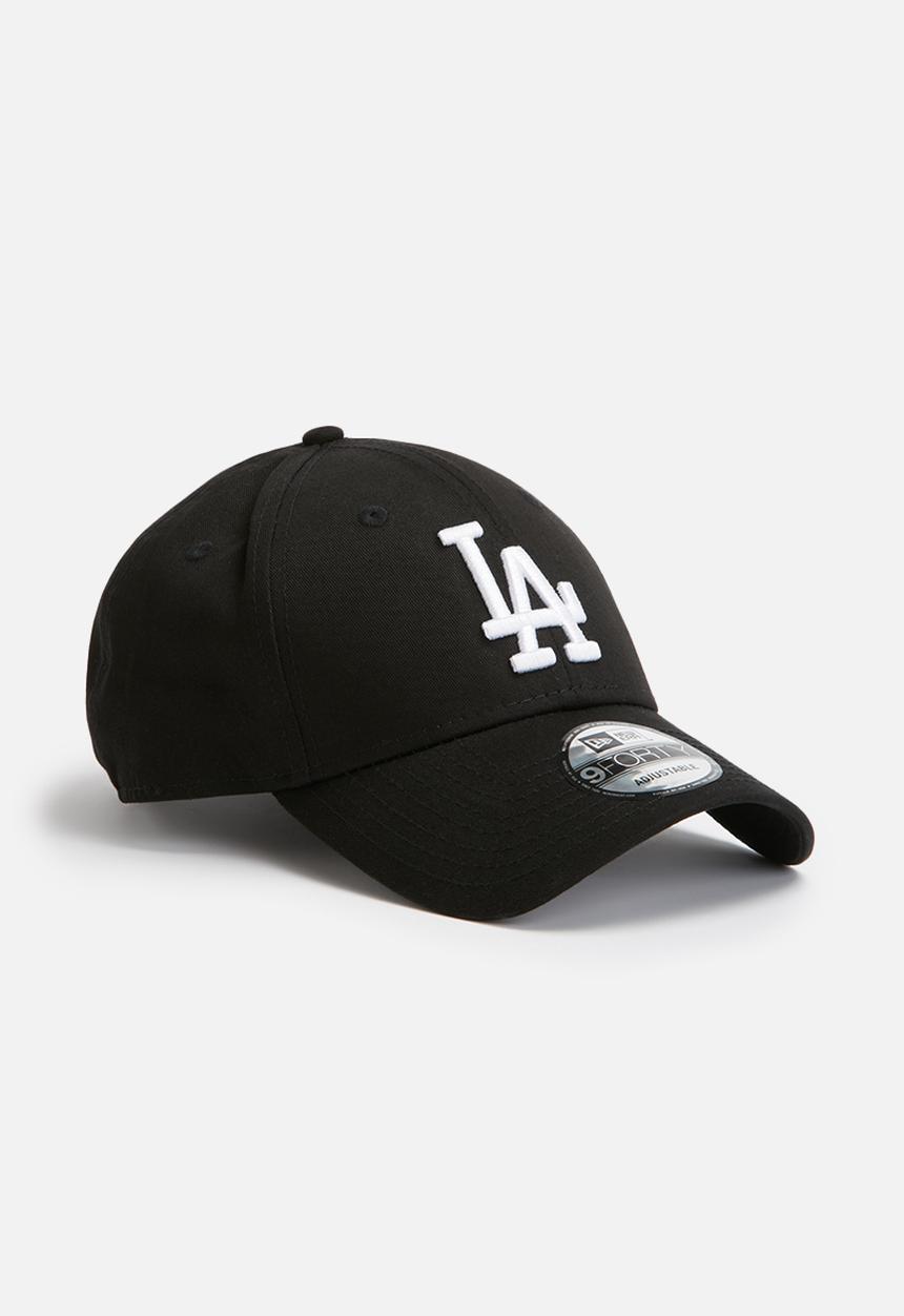 New Era - 9Forty LA dodgers - black & white
