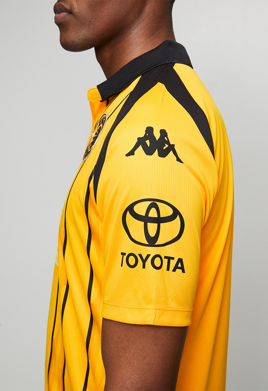 KAPPA - Kaizer Chiefs  26/27 Home Jersey Kombat 2027 - Yellow/Saffron/Black