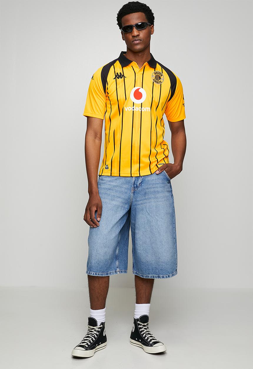 KAPPA - Kaizer Chiefs  26/27 Home Jersey Kombat 2027 - Yellow/Saffron/Black