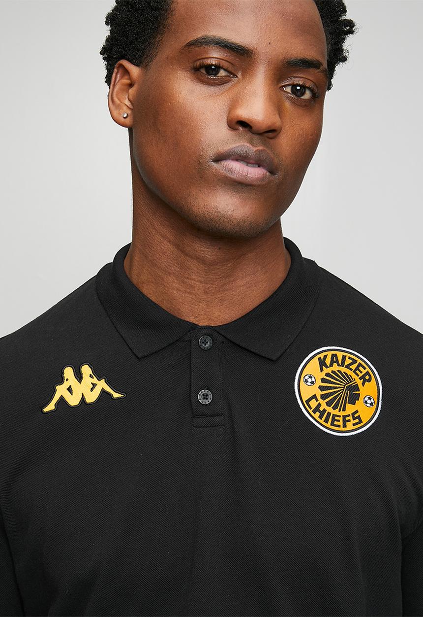 KAPPA - Kaizer Chiefs Avredi AM Golfer - Black