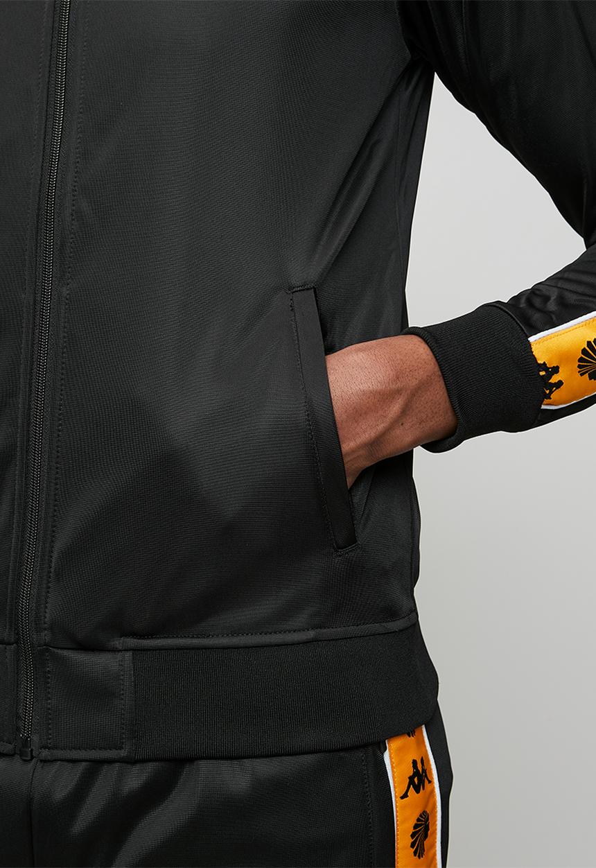 KAPPA - Banda Anniston Slim Track Top - Black