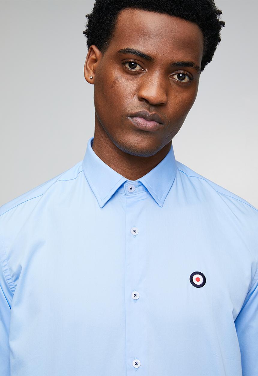Ben Sherman - Ben Tar Shirt Long sleeve - Sky