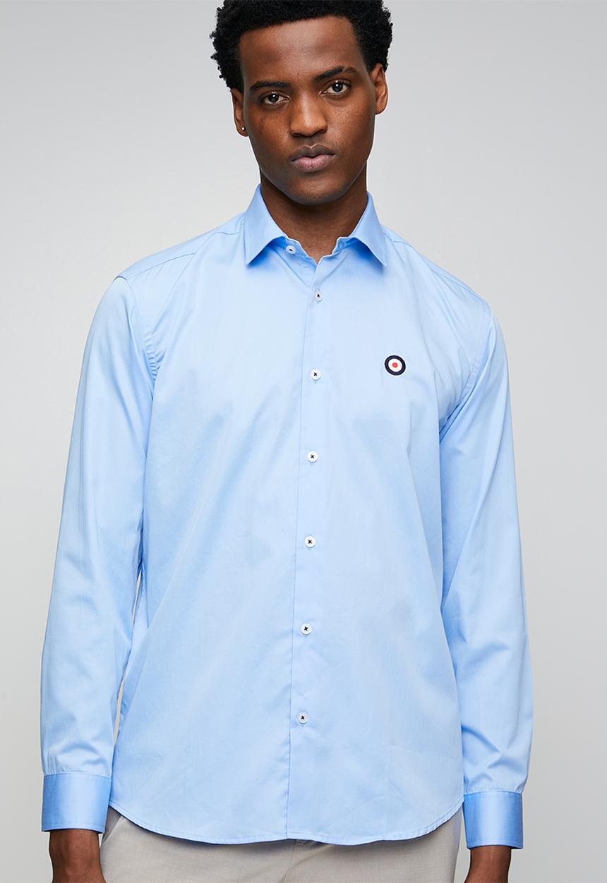Ben Sherman - Ben Tar Shirt Long sleeve - Sky