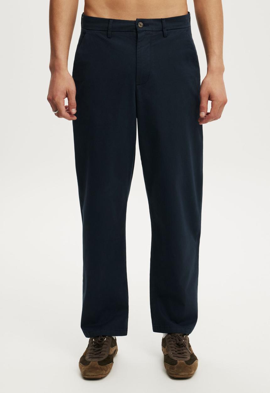 Cotton On - Baggy Chino Pant - Navy