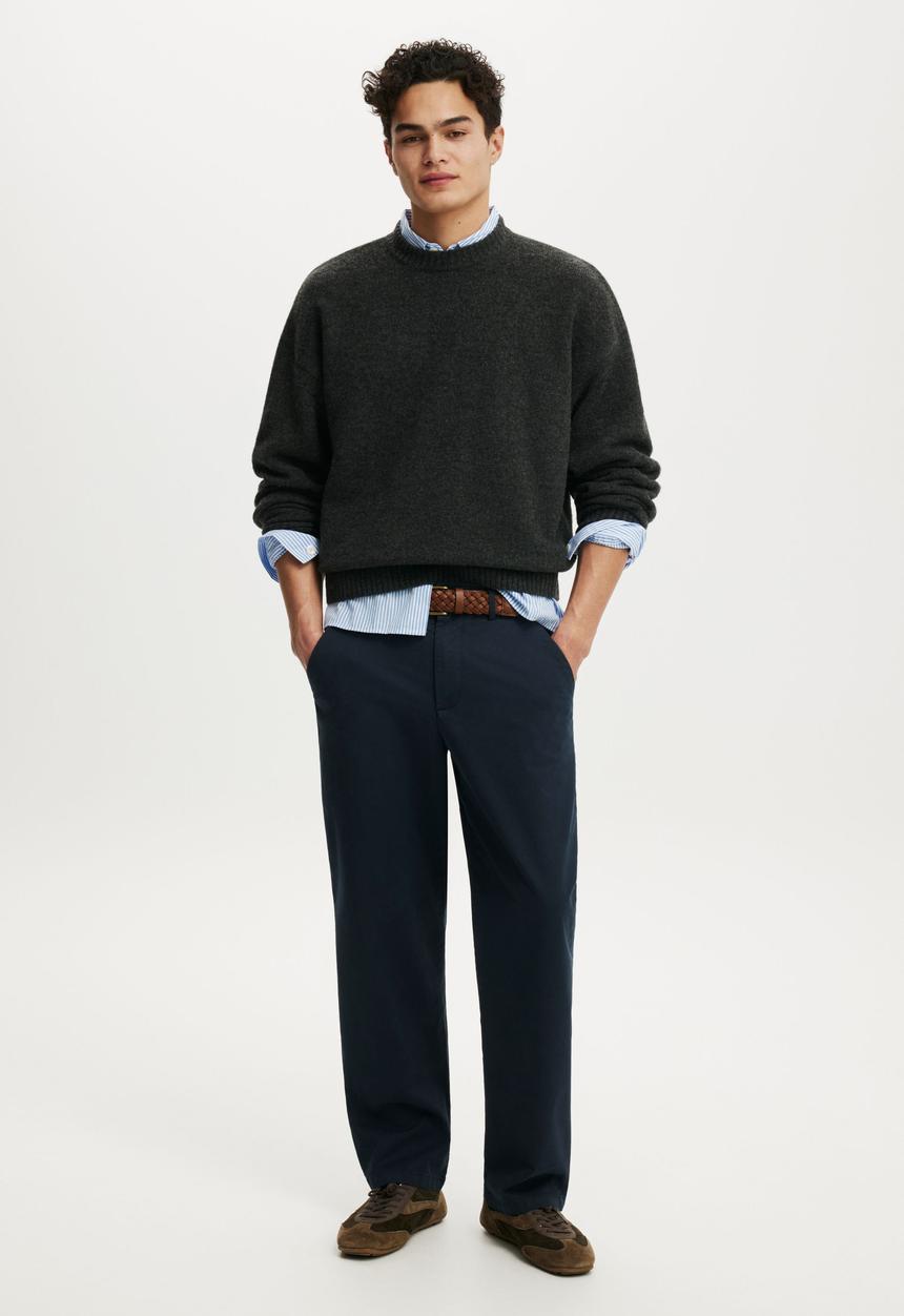 Cotton On - Baggy Chino Pant - Navy