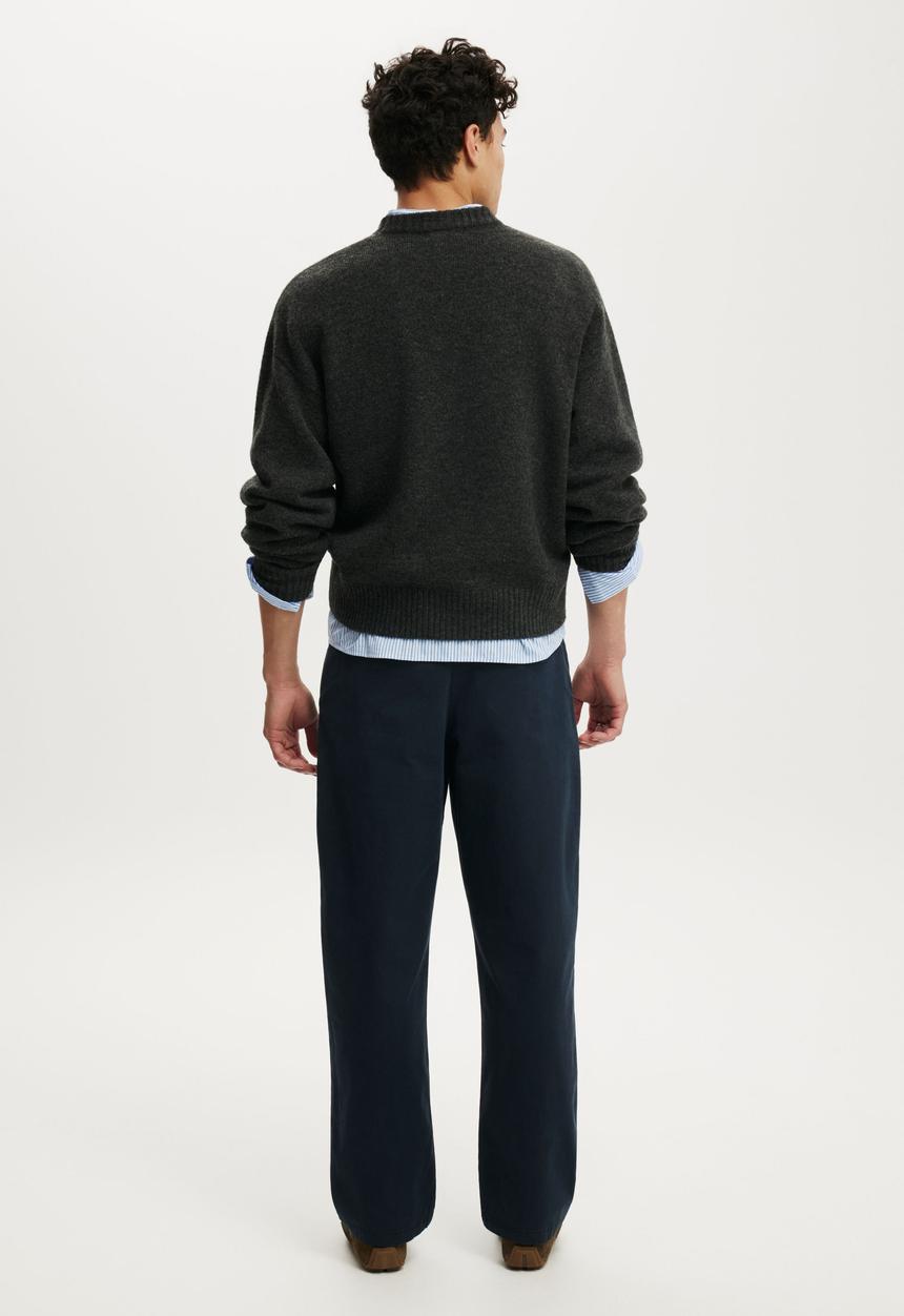 Cotton On - Baggy Chino Pant - Navy