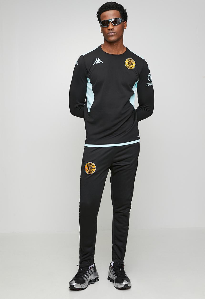 KAPPA - Kaizer Chiefs Darente Slim Track Pant -Black