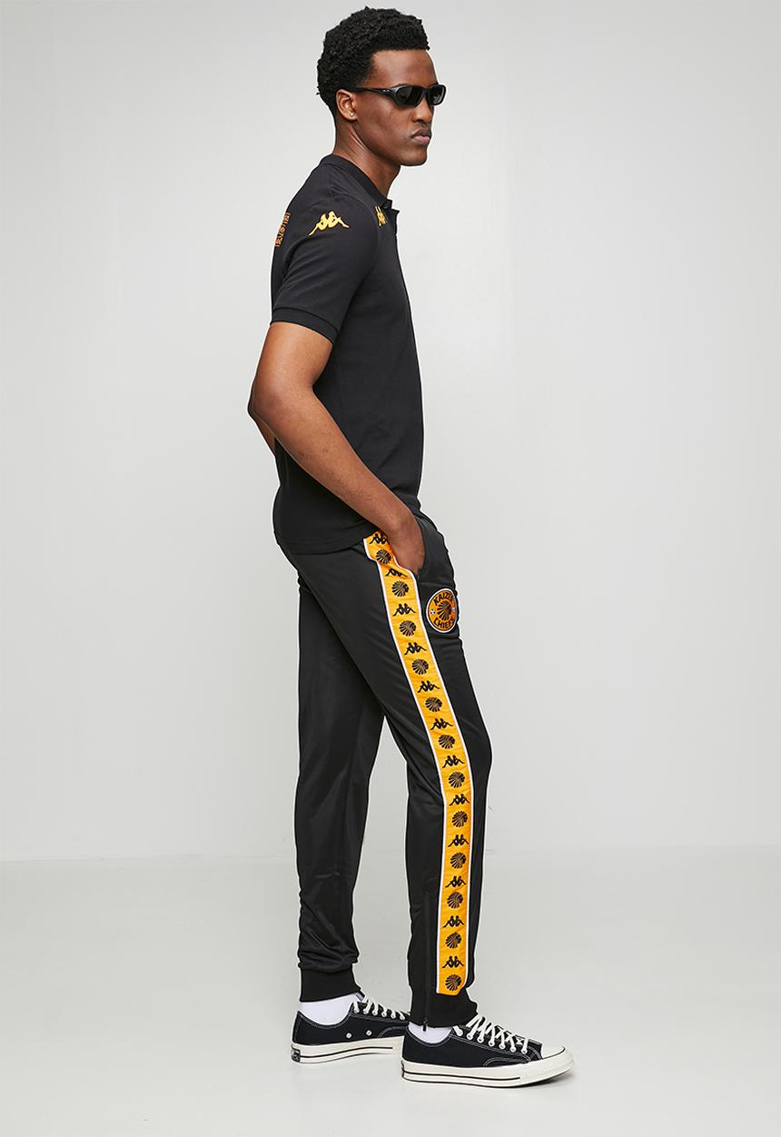 KAPPA - Kaizer Chiefs Banda Rastoriam Slim Track Pant -Black