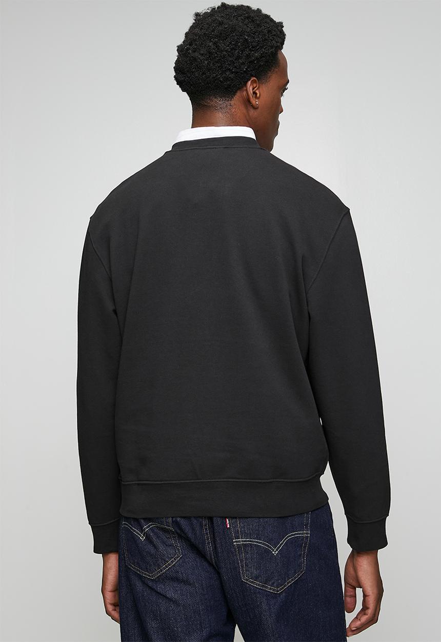 Calvin Klein - Terry 1968 nyc graphic cn swtshrt - black