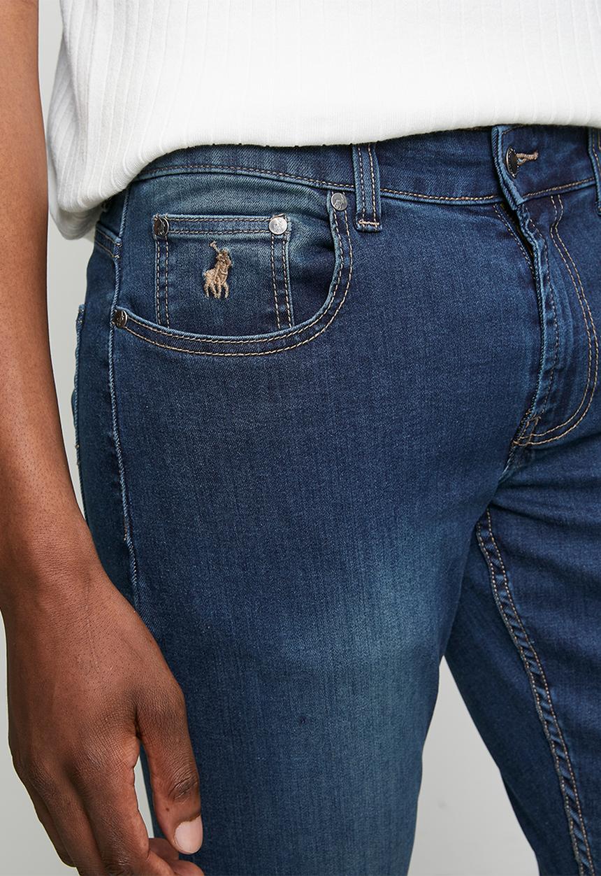 POLO - Simon Fashion Simon Straight Leg Denim - Medium Wash