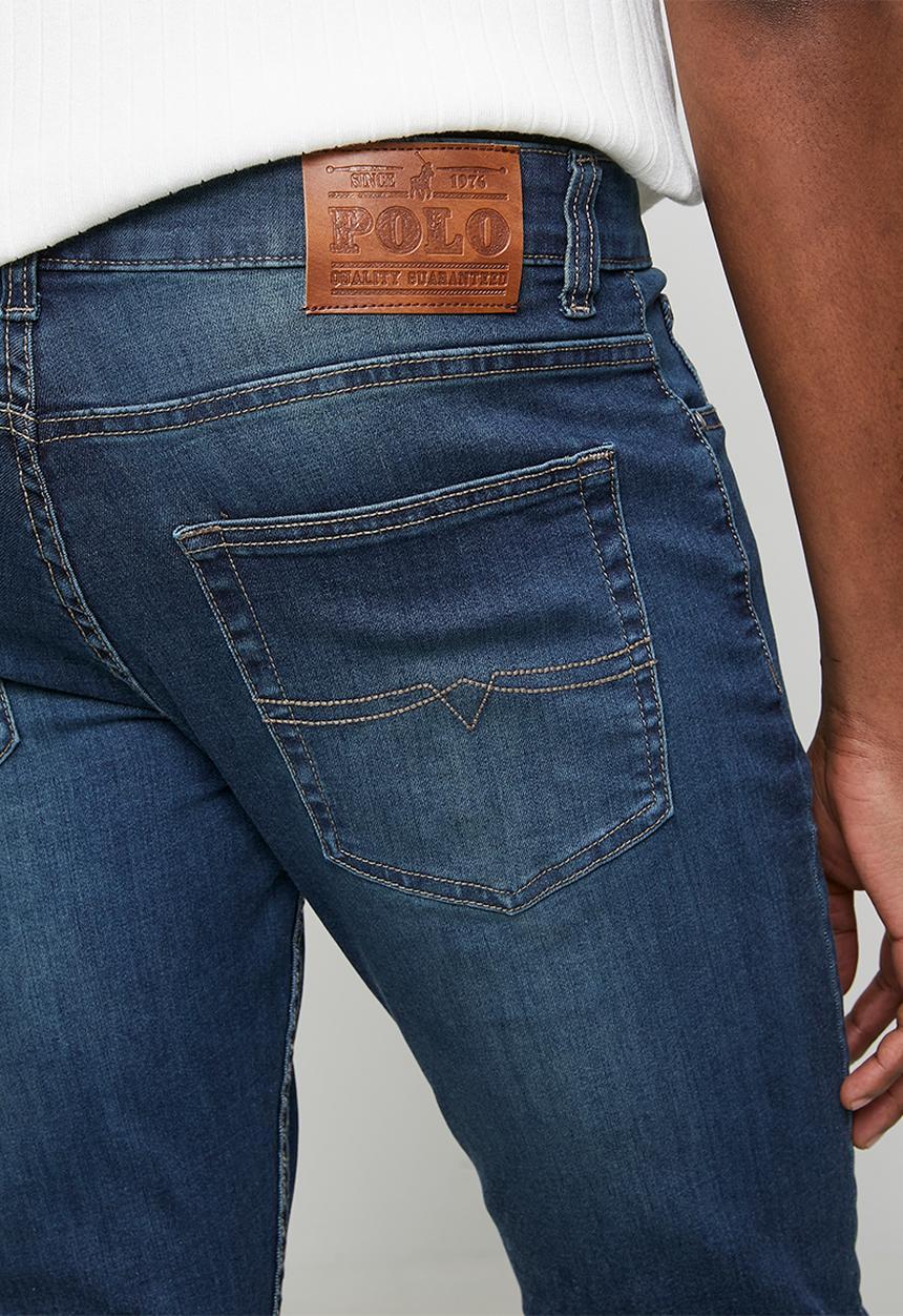 POLO - Simon Fashion Simon Straight Leg Denim - Medium Wash
