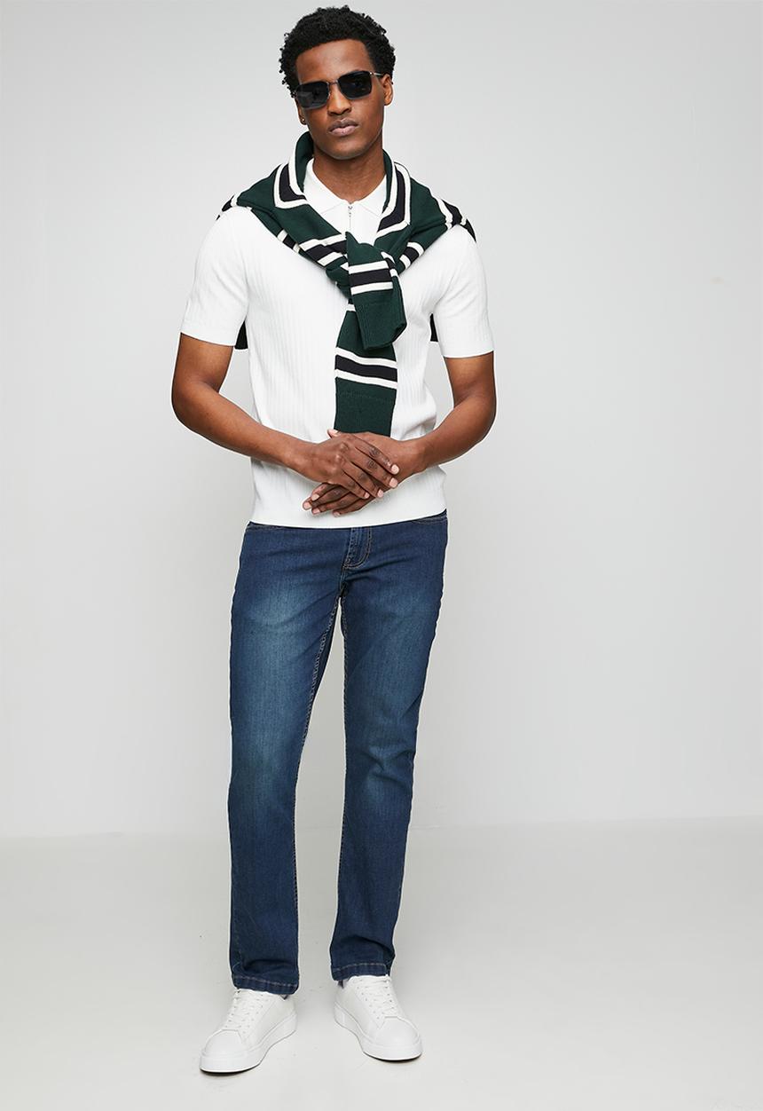 POLO - Simon Fashion Simon Straight Leg Denim - Medium Wash