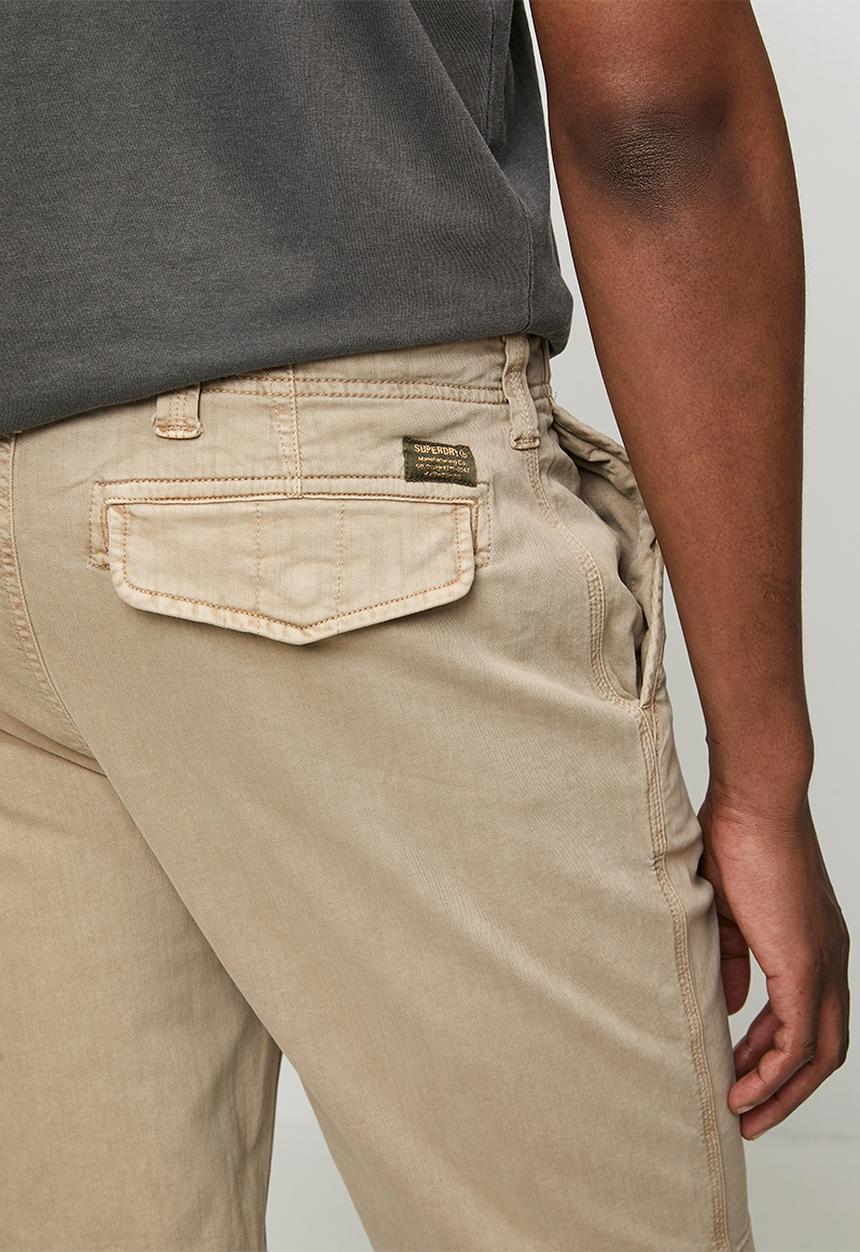 Superdry. - Utility Chino Short - Overcast Beige