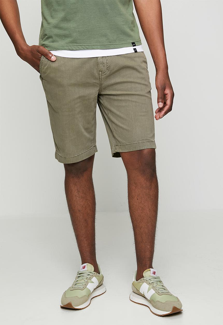 Superdry. - Utility Chino Short - Chive Green