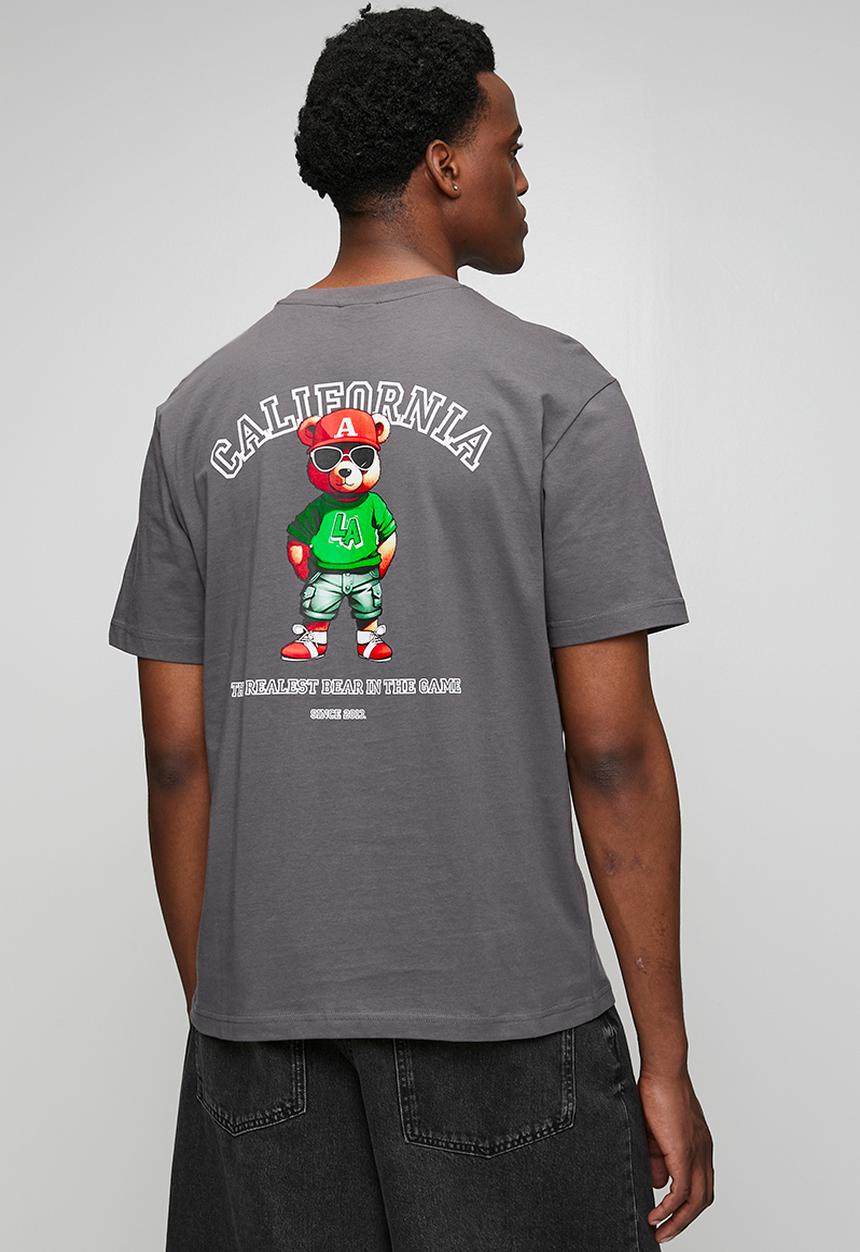 Only & Sons - ONSKEANE RLX SHORT SLEEVE TEE -  Grey