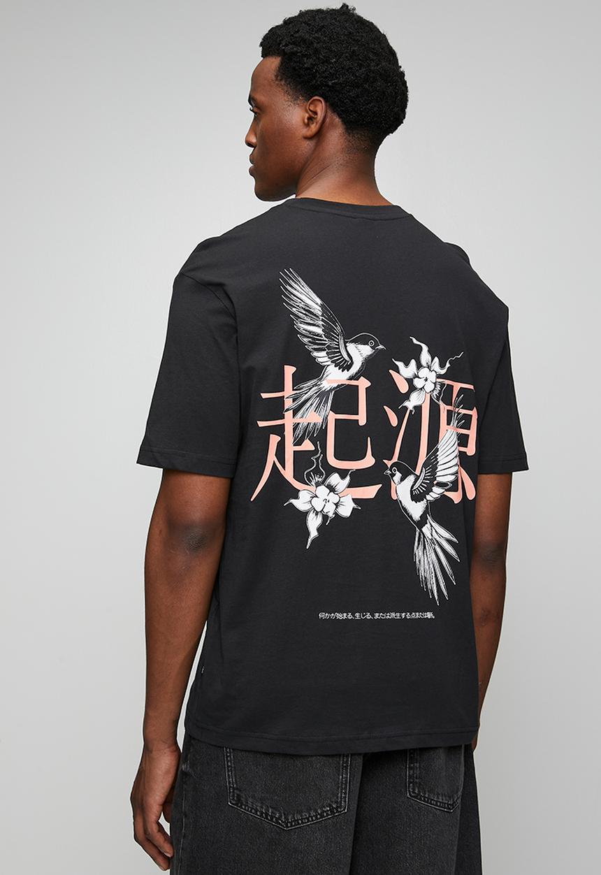 Only & Sons - Onskeane RLX Short Sleeve Print Tee - Jet Black