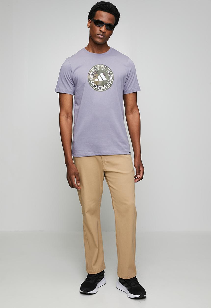 adidas Performance - Camo  CIR Tee  - Slate Grey